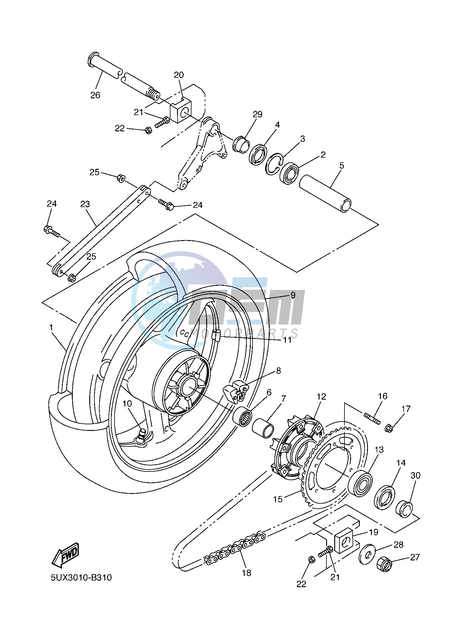 REAR WHEEL