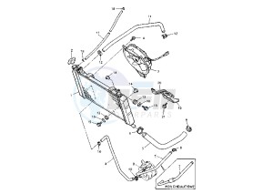 FZR R 600 drawing RADIATOR-HOSE