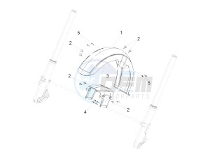 MGX 21 FLYING FORTRESS 1380 EMEA drawing Front mudguard-Pillar