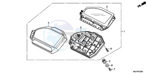 CBR1000RRC drawing METER