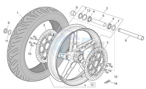 MGS-01 Corsa 1200 1380 drawing Front wheel