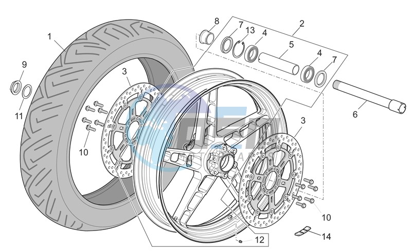 Front wheel