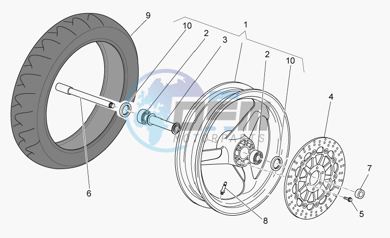 Front wheel