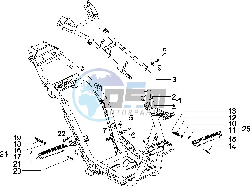 Frame bodywork