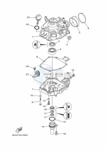 F2-5BMHL drawing CYLINDER--CRANKCASE-2