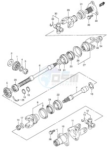 LT-A500F (P28-P33) drawing SECONDARY DRIVE