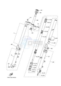 MT07A MT-07 ABS 700 (BU21) drawing FRONT FORK