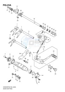 GSX650F (E2) Katana drawing GEAR SHIFTING (MODEL K9 L0)