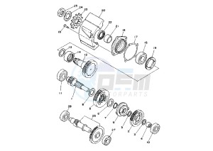 YFA BREEZE 125 drawing TRANSMISSION