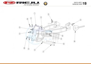 HOBBY-BYE-BIKE-EURO4-BLACK drawing SWING ARM