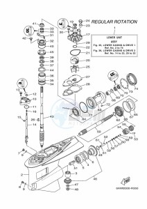 F350AETX drawing PROPELLER-HOUSING-AND-TRANSMISSION-1