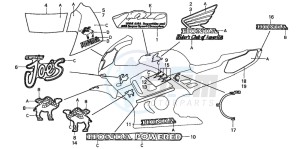 CBR600F drawing STRIPE (CBR600SET)