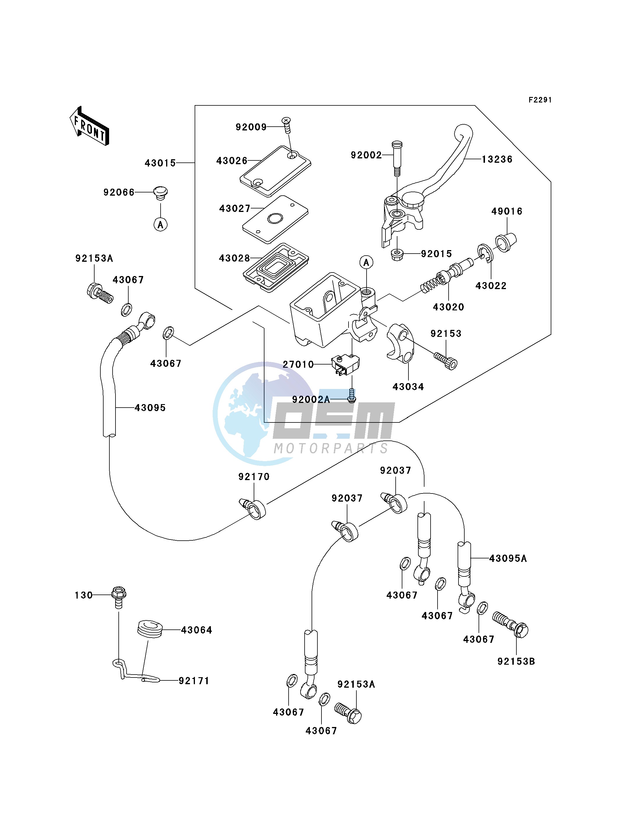 FRONT MASTER CYLINDER