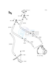 JET SKI ULTRA LX JT1500KCF EU drawing Bilge System