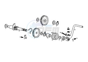 SENDA R X-TREM - 50 cc drawing STARTING SHAFT