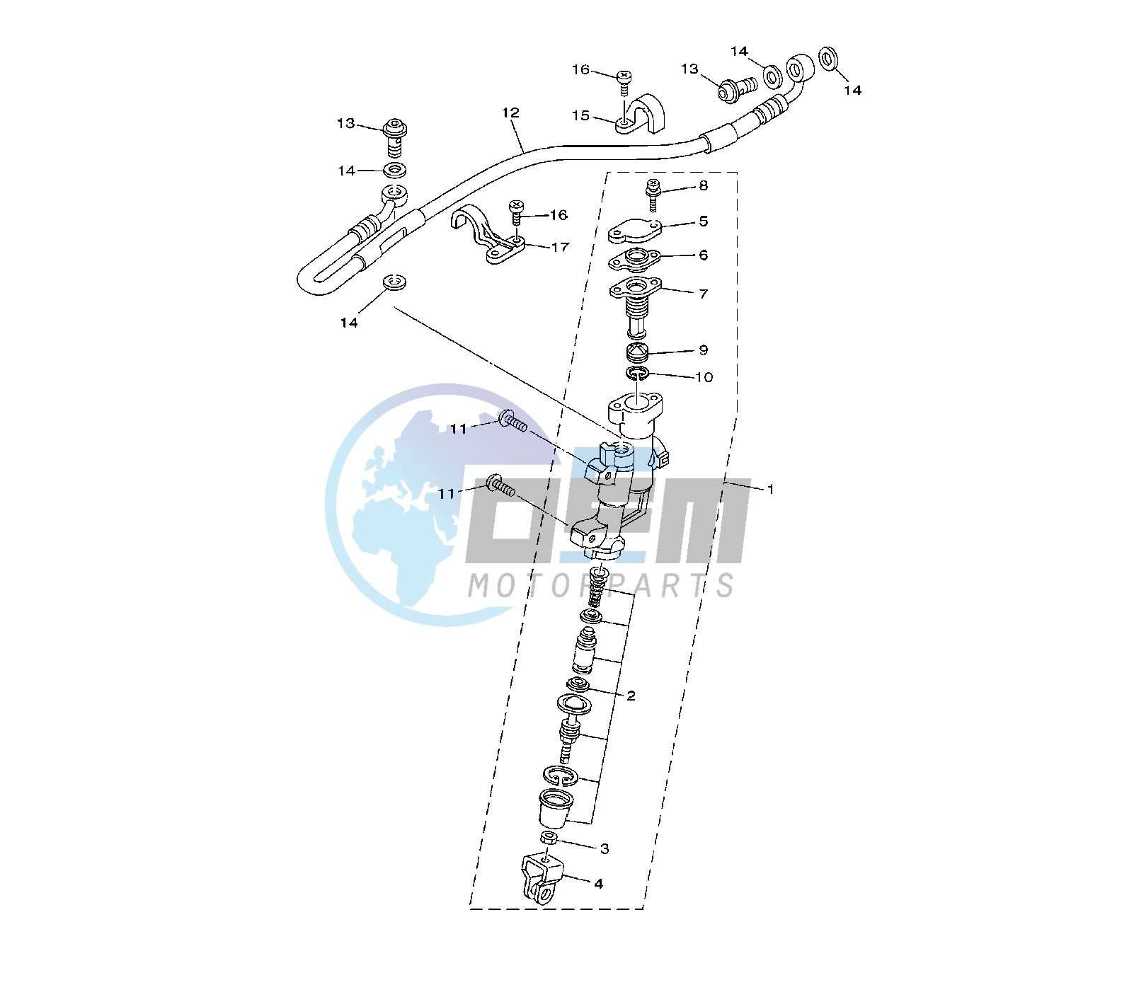 REAR MASTER CYLINDER