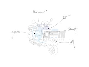 LXV 50 2T drawing Plates - Emblems