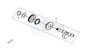 MAXSYM 600I ABS drawing BALANCE SHAFT