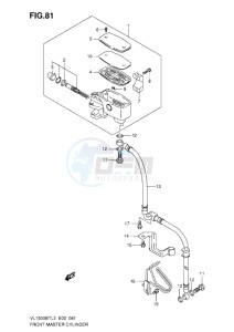 VL1500 BT drawing FRONT MASTER CYLINDER