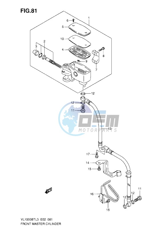 FRONT MASTER CYLINDER