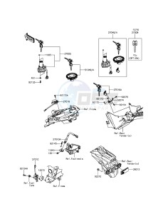 NINJA 300 EX300AEFA XX (EU ME A(FRICA) drawing Ignition Switch