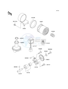 EJ 650 A [W650] (A2-A4 A4 CAN ONLY) W650 drawing OIL PUMP_OIL FILTER