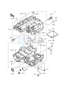 VERSYS 1000 KLZ1000BFF FR GB XX (EU ME A(FRICA) drawing Crankcase