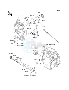 KAF 620 J [MULE 3010 TRANS4X4] (J6J-J8F) J6F drawing OIL PUMP_OIL FILTER