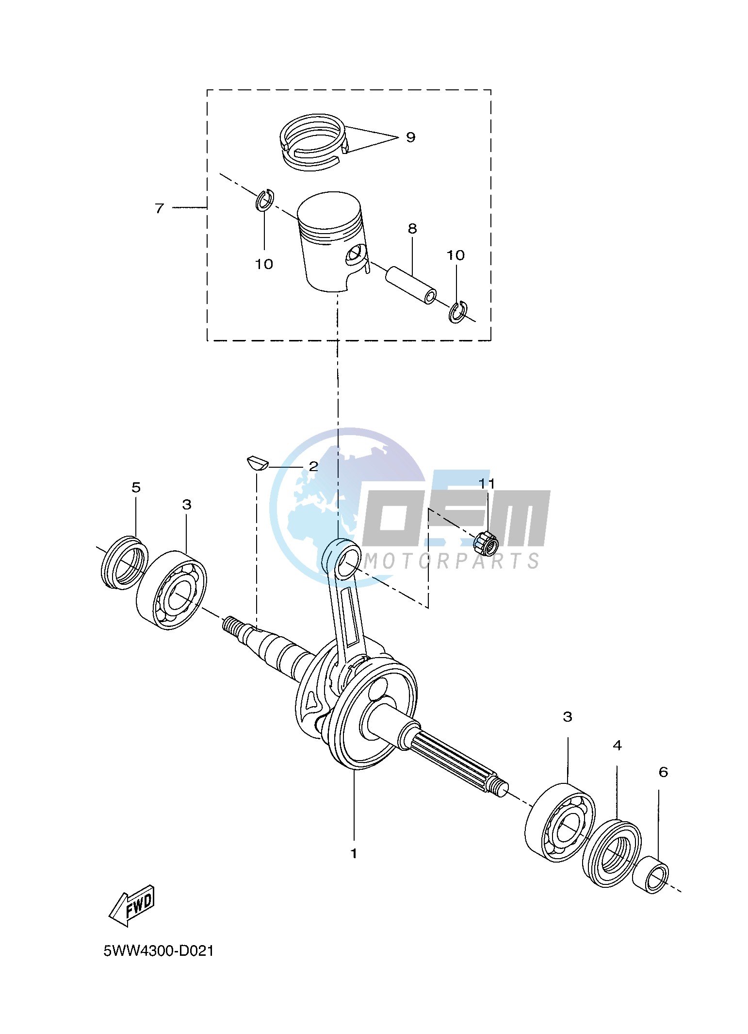 CRANKSHAFT & PISTON