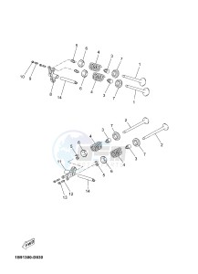 YPR125R XMAX 125 EVOLIS 125 (2DMF 2DMF) drawing VALVE