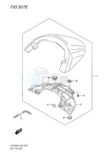 VZR1800BZ BOULEVARD EU drawing SEAT TAIL BOX (FOR PGZ)