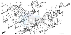 GL18009 France - (F / AB CMF NAV) drawing FRONT COVER/TRANSMISSION COVER