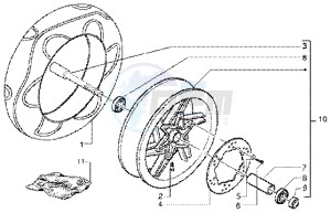 DNA GP EXPERIENCE 50 drawing Front wheel