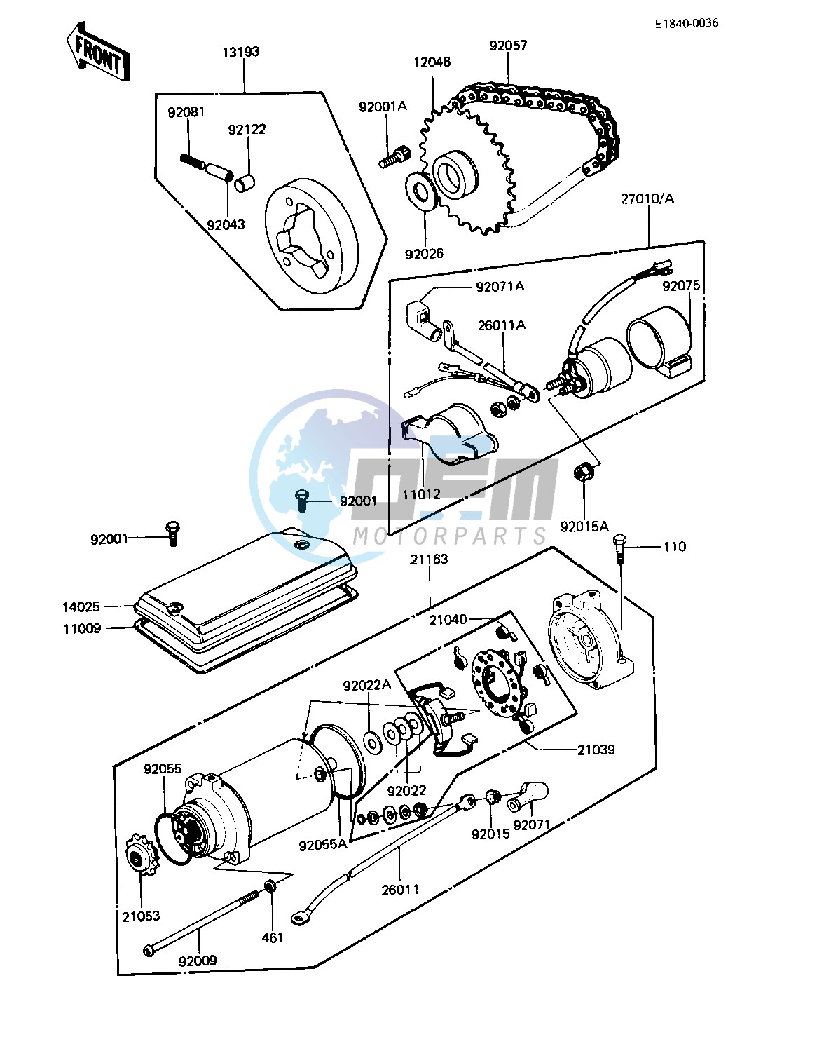 STARTER MOTOR_STARTER CLUTCH -- 81-83 A2_A3_A4- -