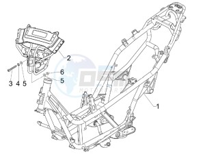 Nexus 125 ie e3 drawing Frame bodywork