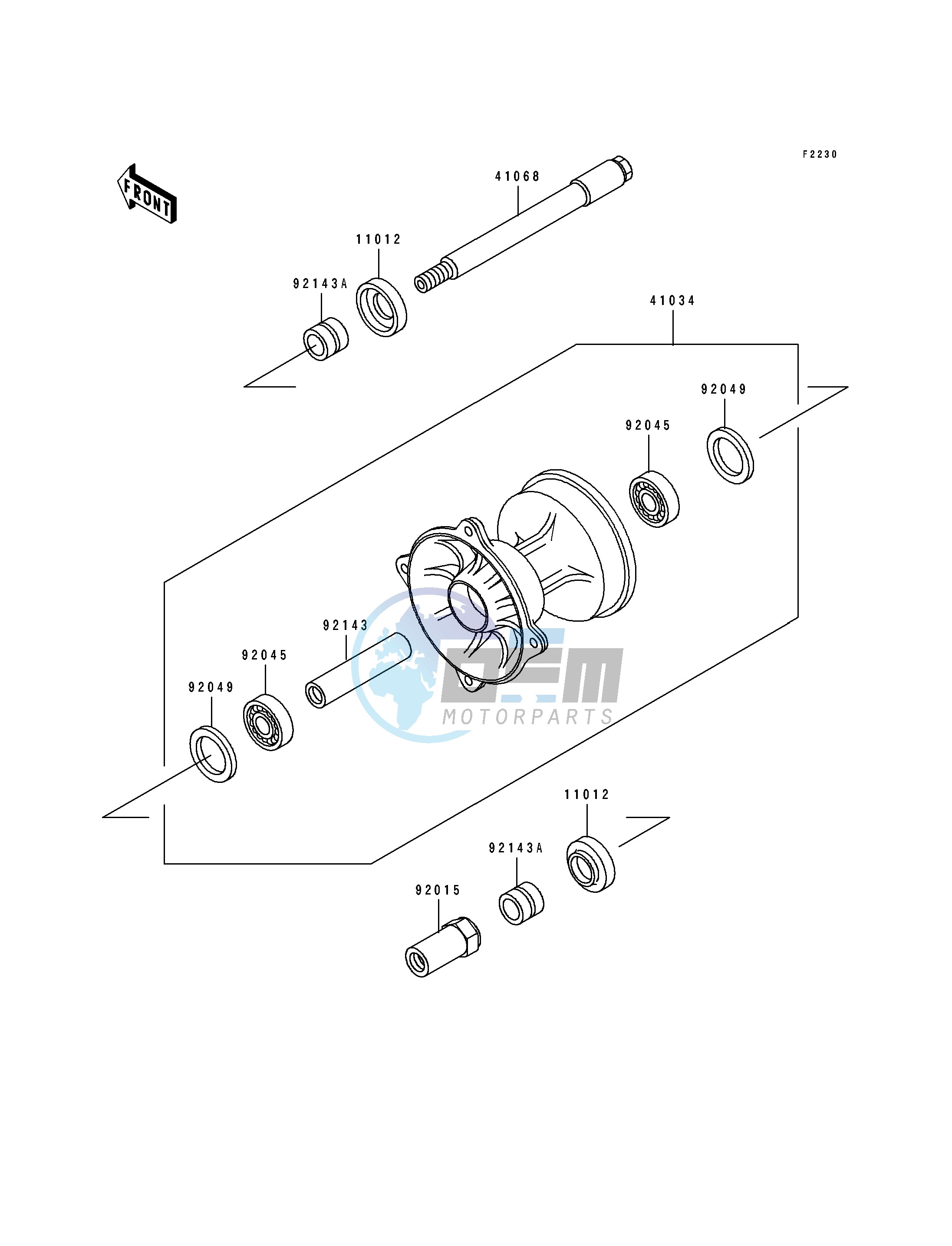 FRONT HUB