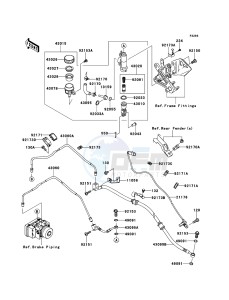 NINJA_ZX-10R_ABS ZX1000KEF FR XX (EU ME A(FRICA) drawing Rear Master Cylinder