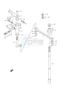 DF 140 drawing Clutch Shaft DF 140T (S/N 682149 & Newer) DF 140Z (S/N 680234 & Newer)