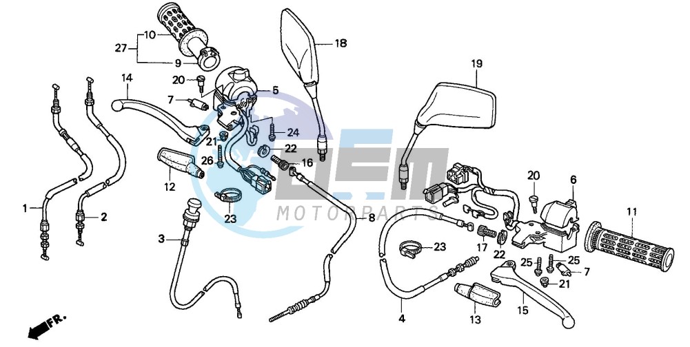 HANDLE LEVER/SWITCH/CABLE (1)