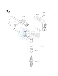 BN 125 A [ELIMINATOR 125] (A6F-A9F) A9F drawing IGNITION SYSTEM