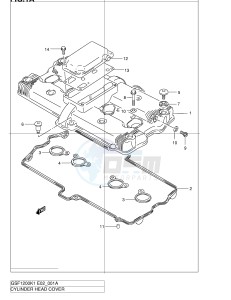 GSF1200 (E2) Bandit drawing CYLINDER HEAD COVER