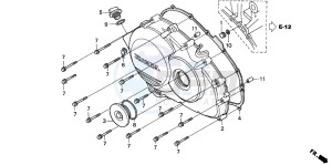 VFR800A drawing RIGHT CRANKCASE COVER