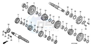 XL125VA E / MKH drawing TRANSMISSION