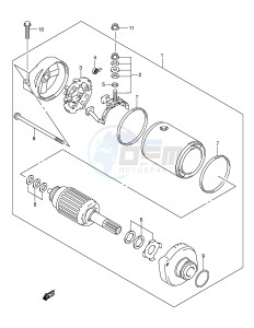 LT-A700X (E28-E33) drawing STARTING MOTOR