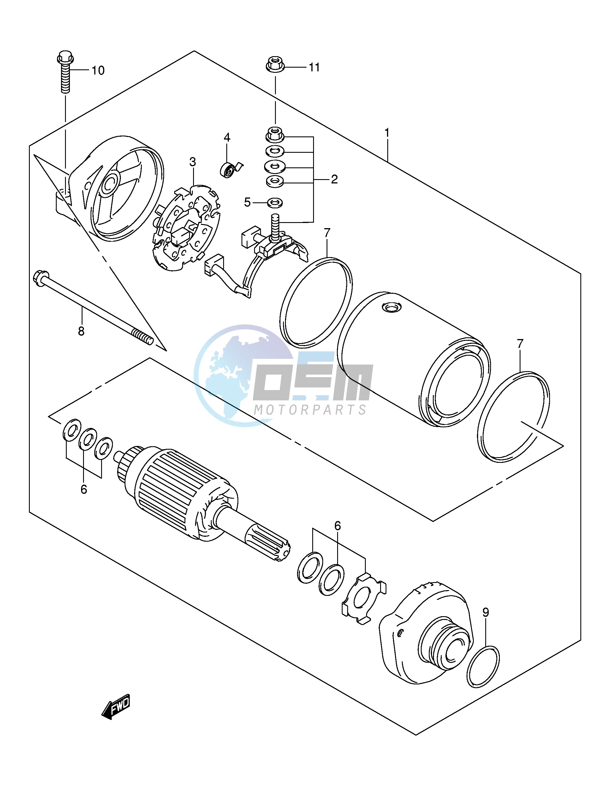 STARTING MOTOR