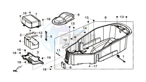 CITYCOM 300I S drawing HELMET BOX