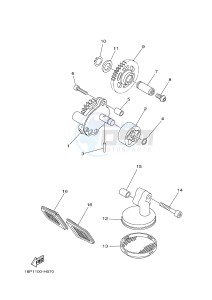 YFZ450R YFZ450RSSE YFZ450R SPECIAL EDITION (1TDA) drawing OIL PUMP