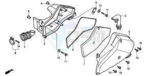 SFX50SMM drawing AIR CLEANER