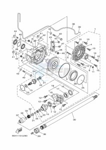 YXZ1000E YXZ1000R (B5J9) drawing DRIVE SHAFT