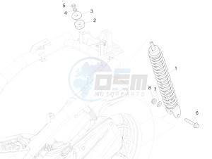 LIBERTY 50 (EMEA) drawing Rear suspension - Shock absorber/s